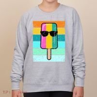 Summer Popsicle Gift Funny Ice Cream Beach Pool Party Gift Women's Sweatshirt thumb 0