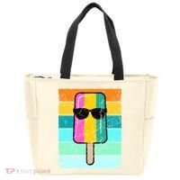 Summer Popsicle Gift Funny Ice Cream Beach Pool Party Gift Tote Bag thumb 0