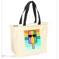 Summer Popsicle Gift Funny Ice Cream Beach Pool Party Gift Tote Bag thumb 2