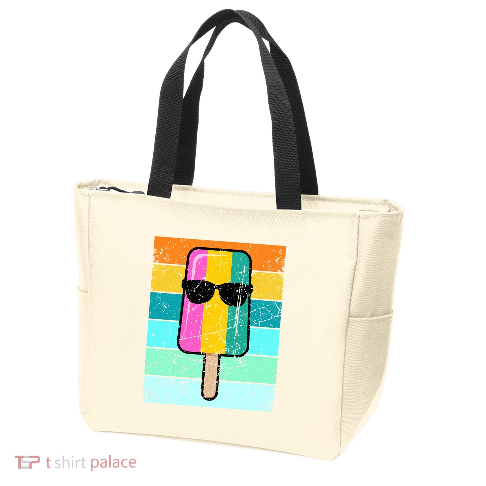 Summer Popsicle Gift Funny Ice Cream Beach Pool Party Gift Tote Bag