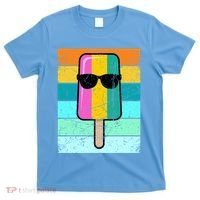Summer Popsicle Gift Funny Ice Cream Beach Pool Party Gift T-Shirt thumb 0