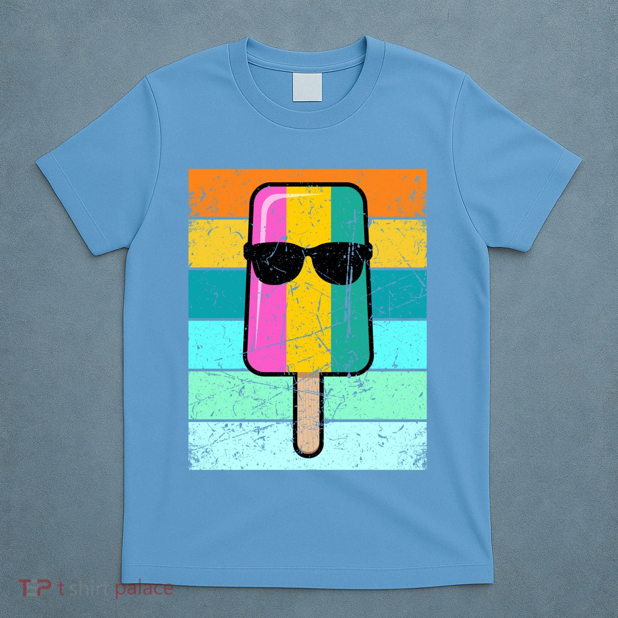 Summer Popsicle Gift Funny Ice Cream Beach Pool Party Gift T-Shirt