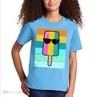 Summer Popsicle Gift Funny Ice Cream Beach Pool Party Gift Kids T-Shirt thumb 2