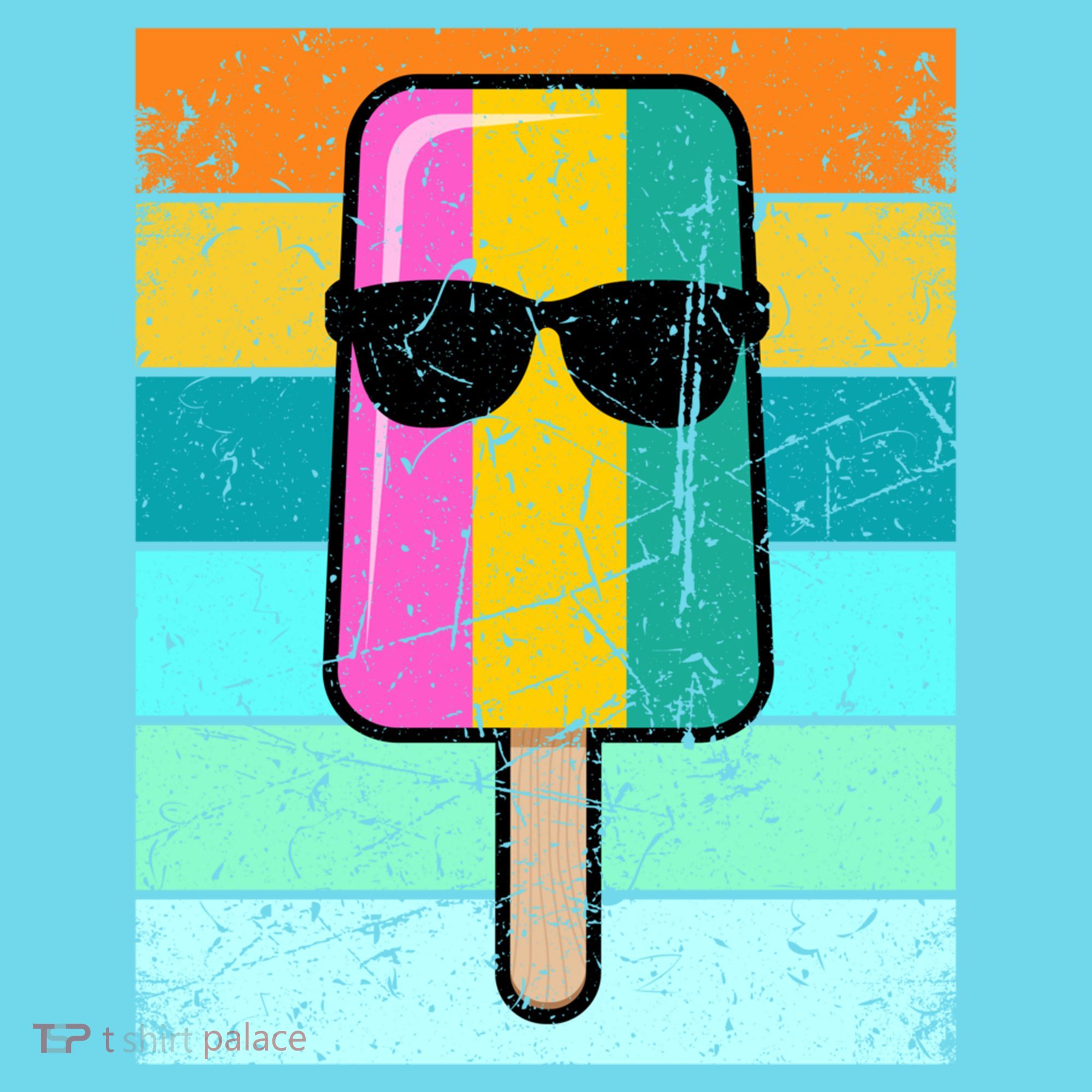Summer Popsicle Gift Funny Ice Cream Beach Pool Party Gift Kids T-Shirt