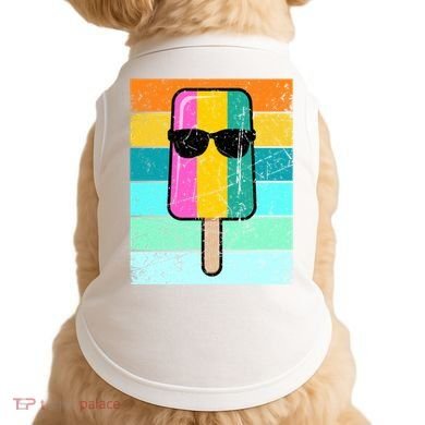 Summer Popsicle Gift Funny Ice Cream Beach Pool Party Gift Doggie Tank
