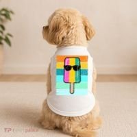Summer Popsicle Gift Funny Ice Cream Beach Pool Party Gift Doggie Tank thumb 2