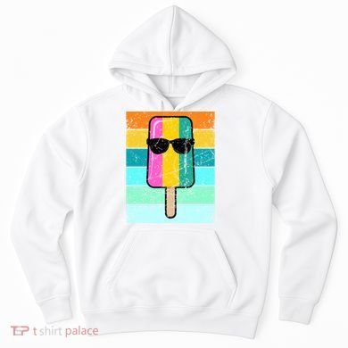 Summer Popsicle Gift Funny Ice Cream Beach Pool Party Gift Hoodie
