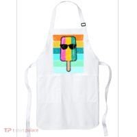 Summer Popsicle Gift Funny Ice Cream Beach Pool Party Gift Apron thumb 0