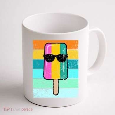 Summer Popsicle Gift Funny Ice Cream Beach Pool Party Gift Coffee Mug back