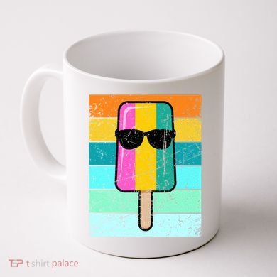 Summer Popsicle Gift Funny Ice Cream Beach Pool Party Gift Coffee Mug
