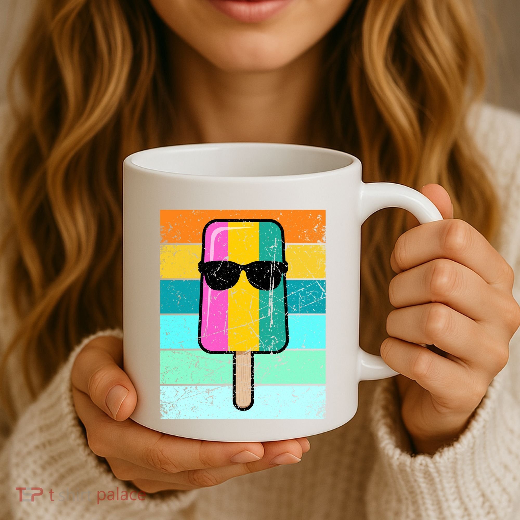 Summer Popsicle Gift Funny Ice Cream Beach Pool Party Gift Coffee Mug