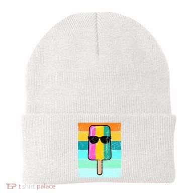 Summer Popsicle Gift Funny Ice Cream Beach Pool Party Gift Beanie