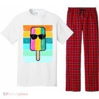 Summer Popsicle Gift Funny Ice Cream Beach Pool Party Gift Pajama Set thumb 0