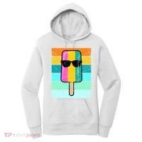 Summer Popsicle Gift Funny Ice Cream Beach Pool Party Gift Women's Hoodie thumb 0