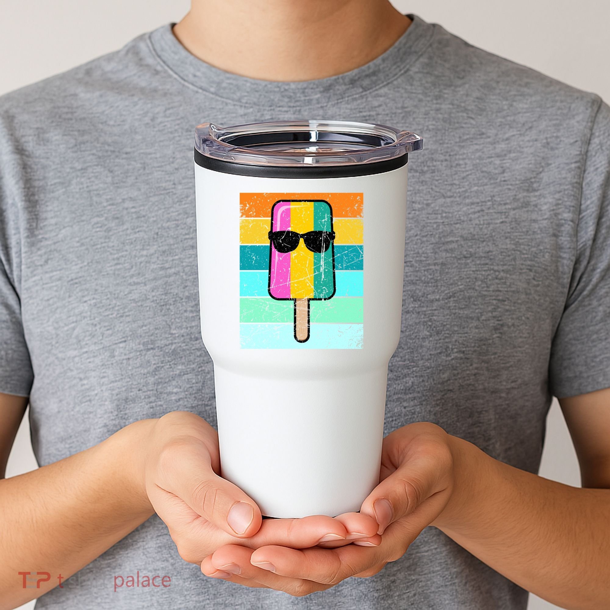 Summer Popsicle Gift Funny Ice Cream Beach Pool Party Gift Tumbler