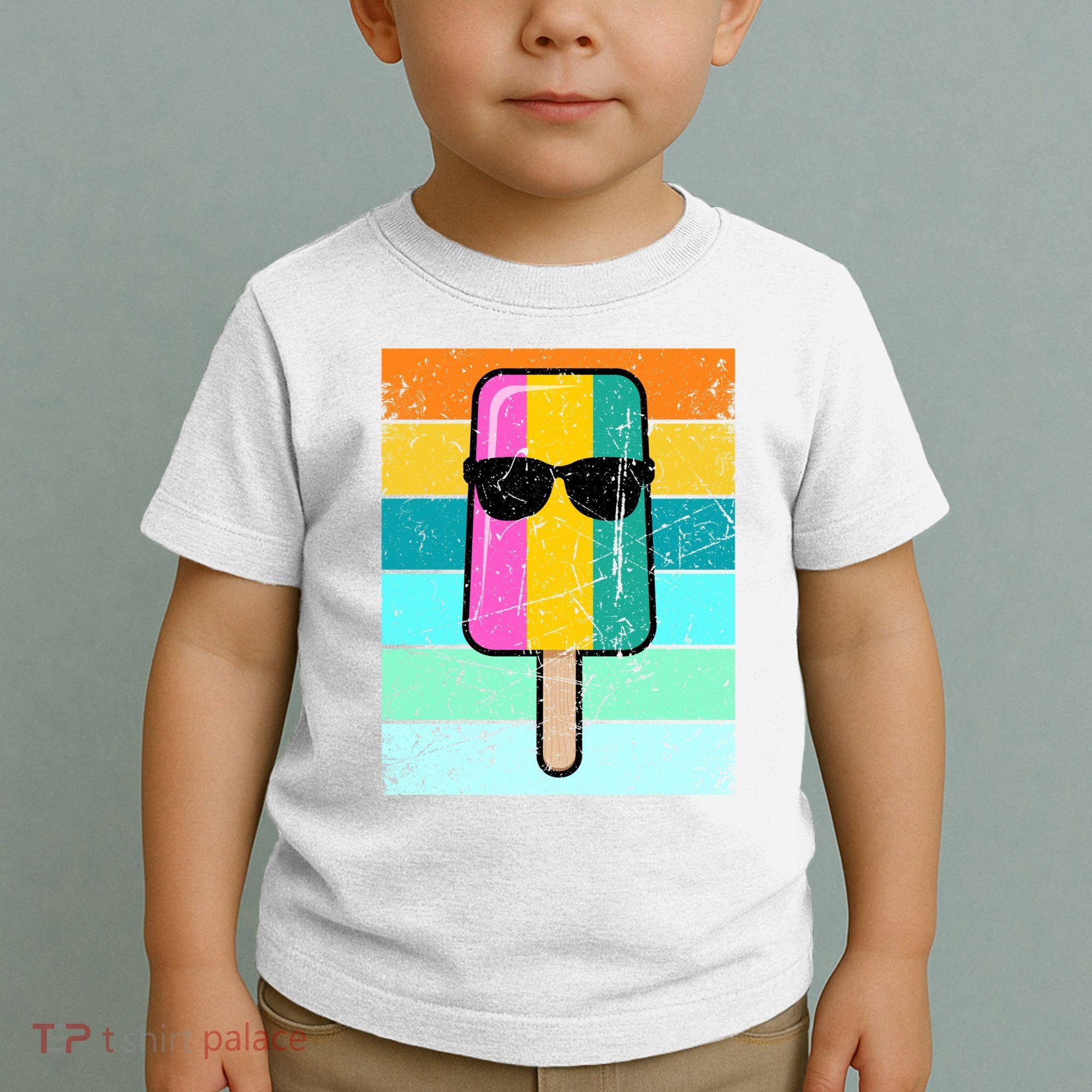 Summer Popsicle Gift Funny Ice Cream Beach Pool Party Gift Toddler T-Shirt