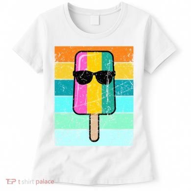 Summer Popsicle Gift Funny Ice Cream Beach Pool Party Gift Women's T-Shirt