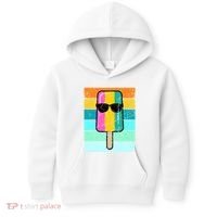Summer Popsicle Gift Funny Ice Cream Beach Pool Party Gift Kids Hoodie thumb 0