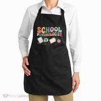 School Psychologist Groovy Psychology Teacher Apron thumb 2
