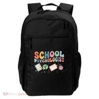 School Psychologist Groovy Psychology Teacher Backpack thumb 0