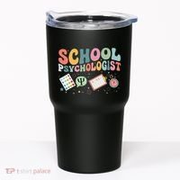 School Psychologist Groovy Psychology Teacher Tumbler thumb 0