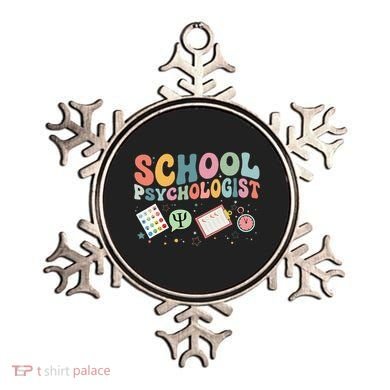 School Psychologist Groovy Psychology Teacher Ornament