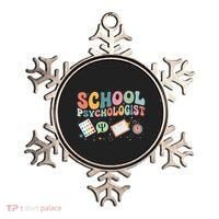 School Psychologist Groovy Psychology Teacher Ornament thumb 0