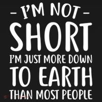Short People Gifts Funny I'm Not Short Ornament thumb 1