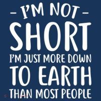 Short People Gifts Funny I'm Not Short Women's Hoodie thumb 2