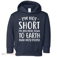 Short People Gifts Funny I'm Not Short Toddler Hoodie thumb 0