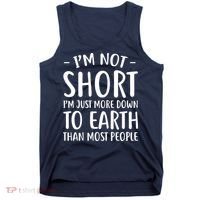 Short People Gifts Funny I'm Not Short Tank Top thumb 0