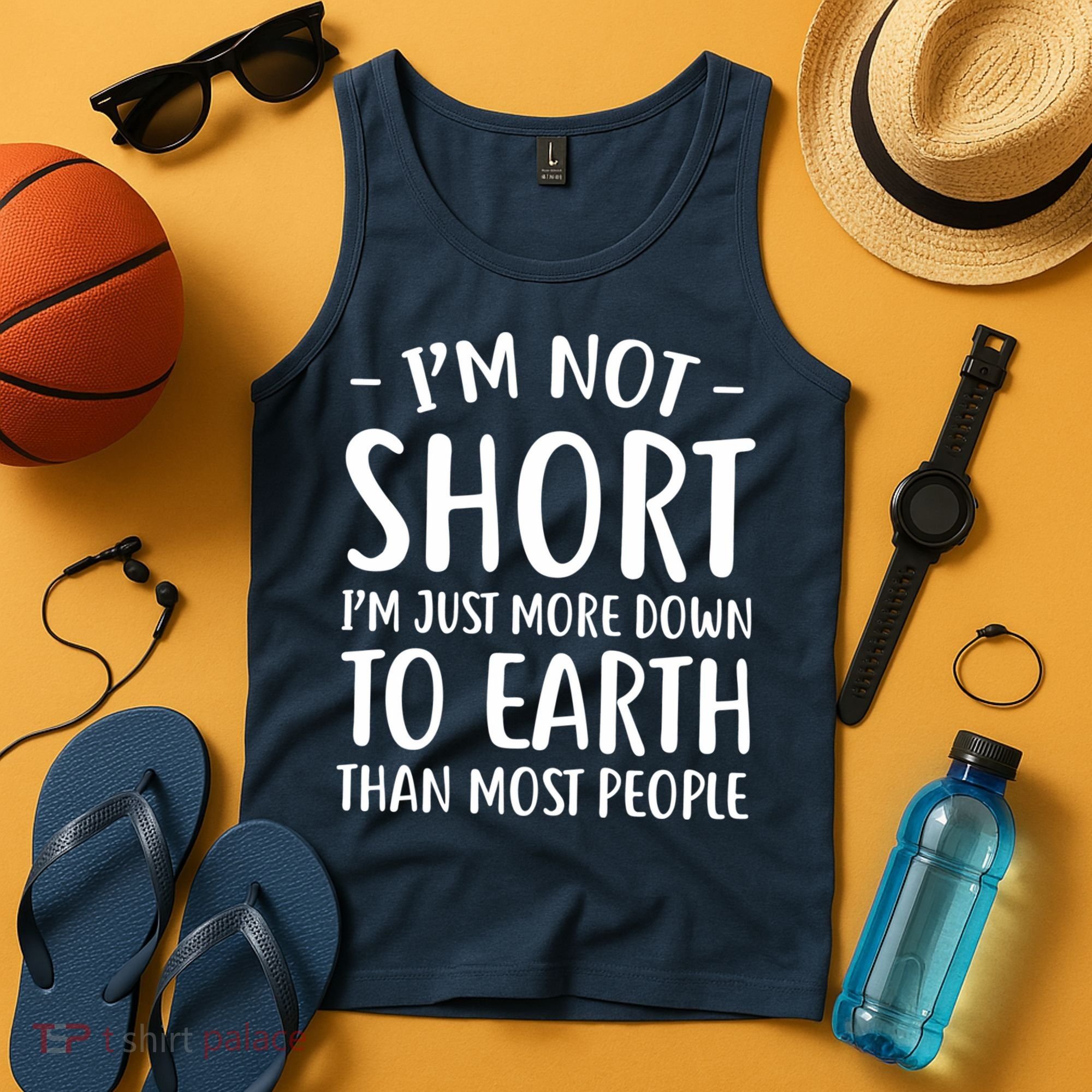 Short People Gifts Funny I'm Not Short Tank Top
