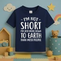 Short People Gifts Funny I'm Not Short Toddler T-Shirt thumb 3