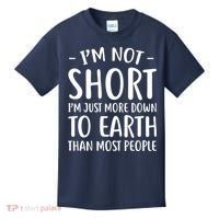 Short People Gifts Funny I'm Not Short Kids T-Shirt thumb 0