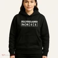 Self Proclaimed Genius Funny Periodic Table Hoodie thumb 5