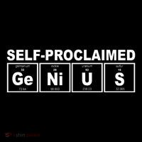 Self Proclaimed Genius Funny Periodic Table Long Sleeve Shirt thumb 2