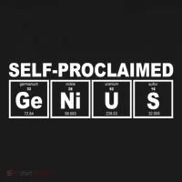 Self Proclaimed Genius Funny Periodic Table Women's T-Shirt thumb 6