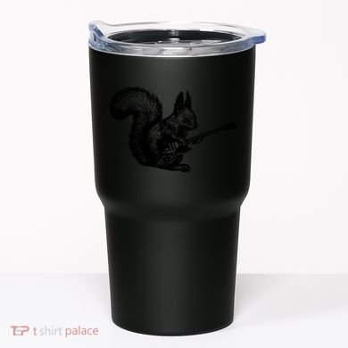 Squirrel Playing Guitar Funny Squirel Guitar Lover Guitar Tumbler
