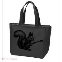 Squirrel Playing Guitar Funny Squirel Guitar Lover Guitar Tote Bag thumb 3