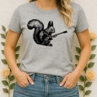 Squirrel Playing Guitar Funny Squirel Guitar Lover Guitar Women's T-Shirt thumb 2
