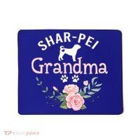 Shar Pei Grandma Funny Gift Mom Cute Dog Lover Christmas Gift Mousepad thumb 0