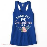 Shar Pei Grandma Funny Gift Mom Cute Dog Lover Christmas Gift Women's Tank Top thumb 0