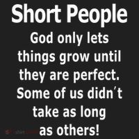 Short People God Only Lets Things Grow Untill They Are Perfect Golf Towel thumb 3