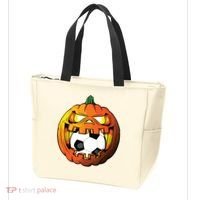 Soccer Player Halloween Pumpkin Skeleton Tees Boy Tote Bag thumb 3