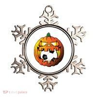 Soccer Player Halloween Pumpkin Skeleton Tees Boy Ornament thumb 0