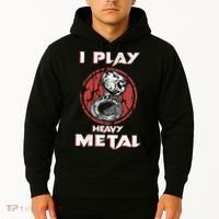 Sousaphone Play Heavy Metal Marching Band Hoodie thumb 2
