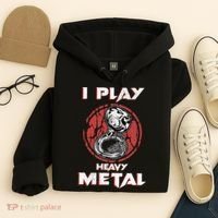 Sousaphone Play Heavy Metal Marching Band Hoodie thumb 4