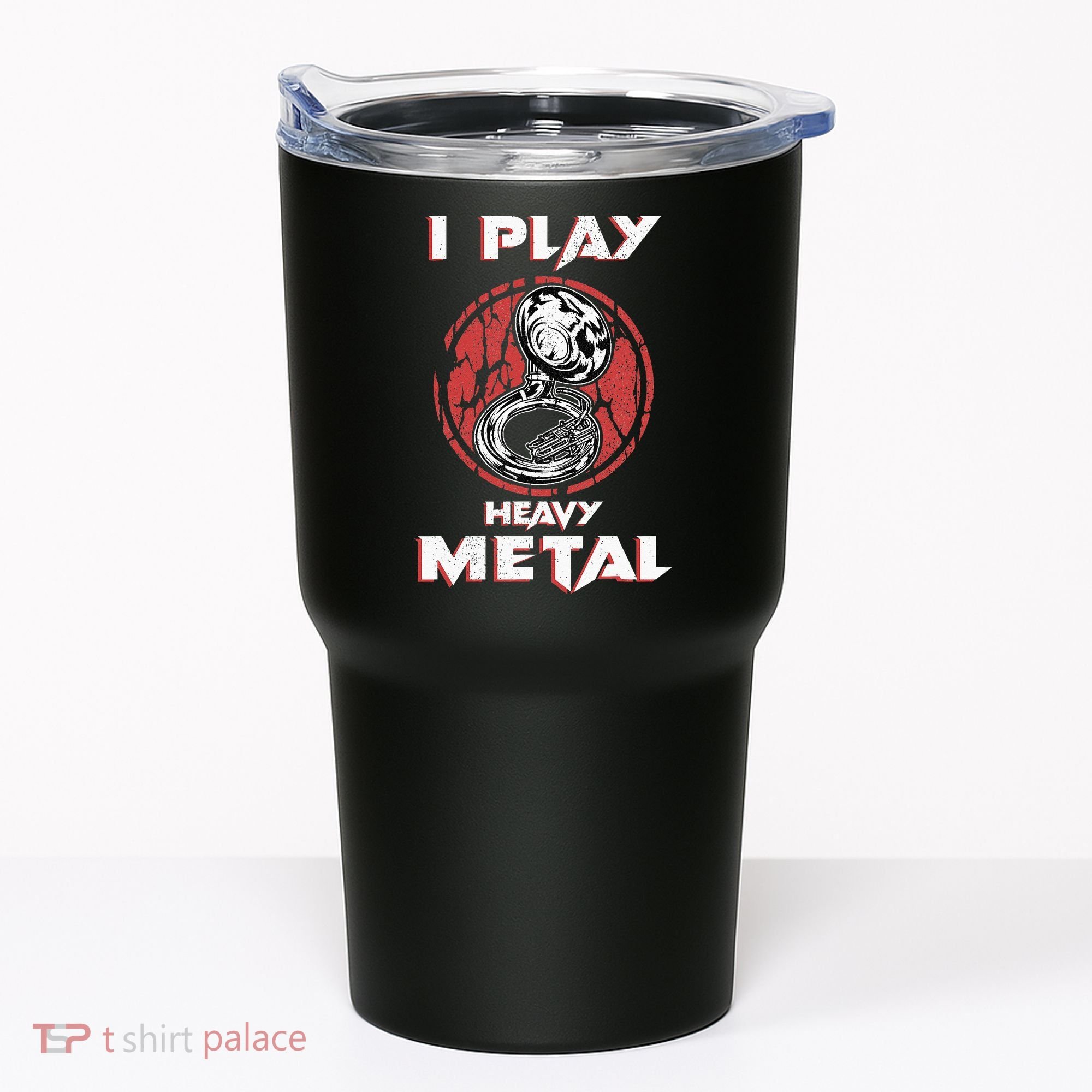 Sousaphone Play Heavy Metal Marching Band Tumbler