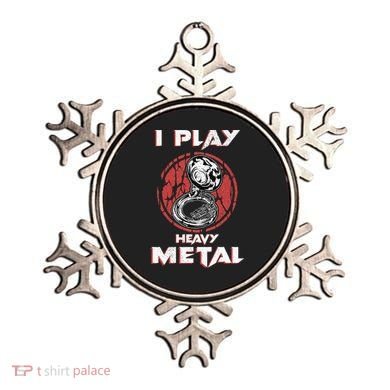 Sousaphone Play Heavy Metal Marching Band Ornament