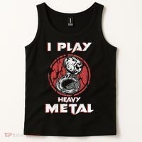Sousaphone Play Heavy Metal Marching Band Tank Top thumb 2